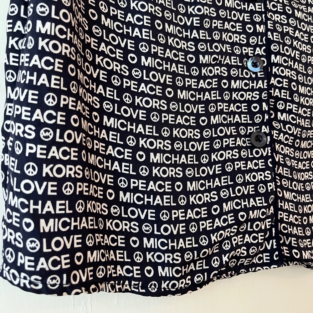 Michael Michael Kors Button Down Satin Blouse - image 3